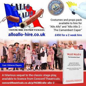 MKTOC Allo Allo Hire advert